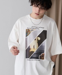 アートグラフィックデザインオーバーサイズ半袖Tシャツ