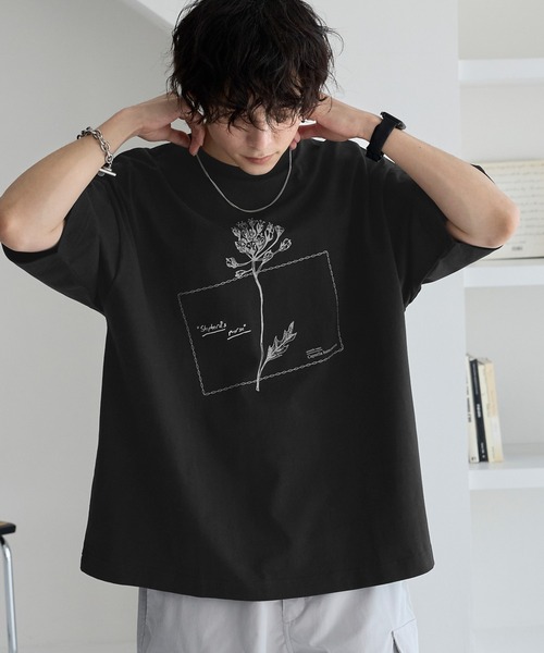 planePeopleオーバーサイズ グラフィックTシャツ 半袖 オーバーサイズOJISANグラフィック半袖Tシャツ MONO-MART LADY'S