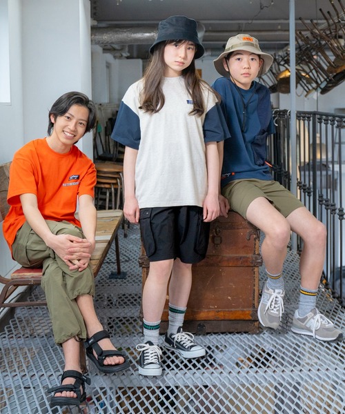 GLAZOS(グラソス)の「【大人向けサイズあり】【撥水】【セットアップ対応】リップストップ・カーゴハーフパンツ(その他パンツ・キッズ・カーキ/ブラック/ブルー・170cm/140cm/150cm/160cm)」の5枚目の写真