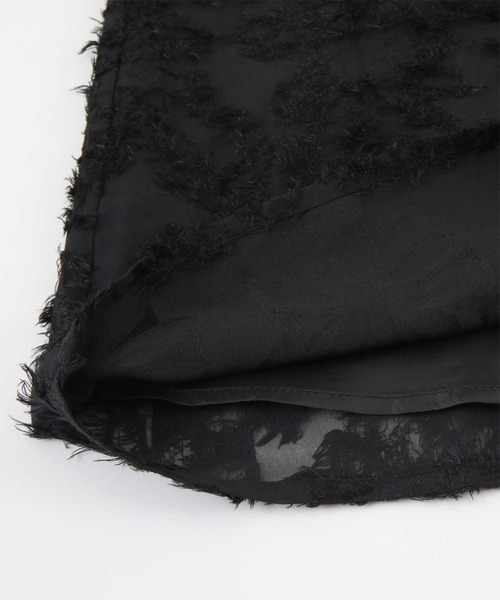 titivate（ティティベイト）の「フラワーフリンジキャミソールワンピース（ワンピース・レディース・オフホワイト/ブラック・M）」の19枚目の写真