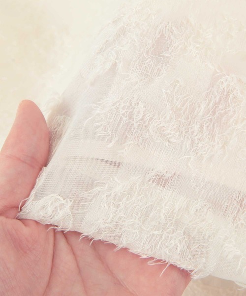 titivate（ティティベイト）の「フラワーフリンジキャミソールワンピース（ワンピース・レディース・オフホワイト/ブラック・M）」の20枚目の写真