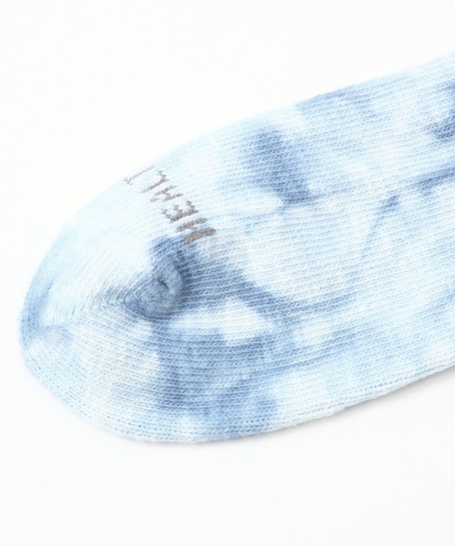Healthknit（ヘルスニット）の「【Healthknit(ヘルスニット)】タイダイ染めソックス2P（ソックス/靴下・メンズ・ブルー・FREE）」の4枚目の写真