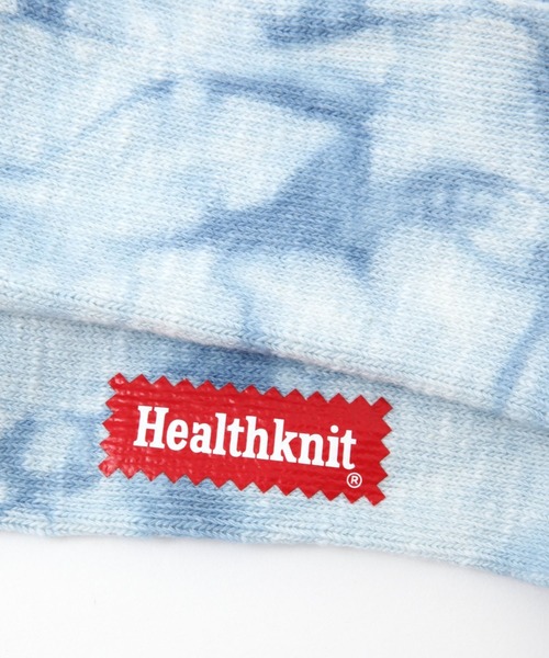 Healthknit（ヘルスニット）の「【Healthknit(ヘルスニット)】タイダイ染めソックス2P（ソックス/靴下・メンズ・ブルー・FREE）」の6枚目の写真