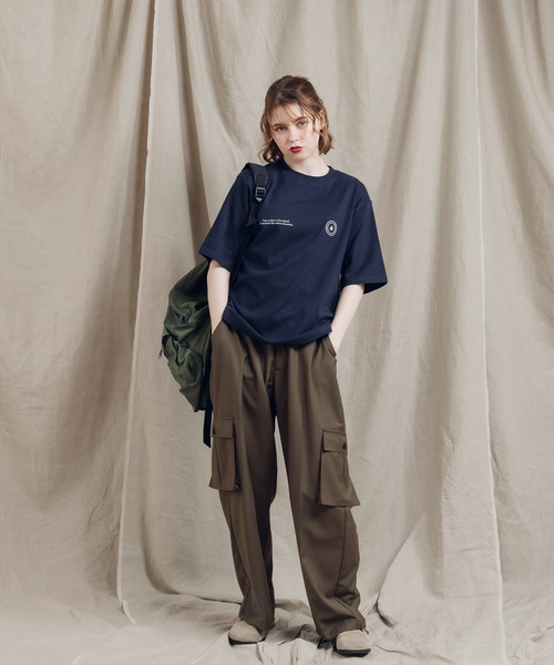 MUHET（ミュエータ）の「カーゴスラックスパンツ（カーゴパンツ・レディース・チャコールグレー/カーキ・SMALL/MEDIUM/X-LARGE）」の8枚目の写真