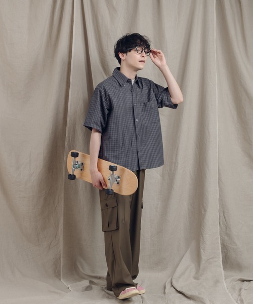 MUHET（ミュエータ）の「カーゴスラックスパンツ（カーゴパンツ・レディース・チャコールグレー/カーキ・SMALL/MEDIUM/X-LARGE）」の16枚目の写真