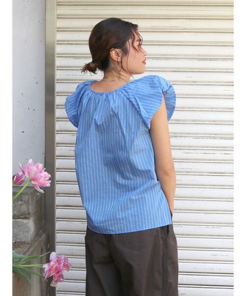 Ungrid（アングリッド）の「フロントギャザーブラウス（シャツ/ブラウス・レディース・オフホワイト/グリーン/その他1・FREE）」の12枚目の写真