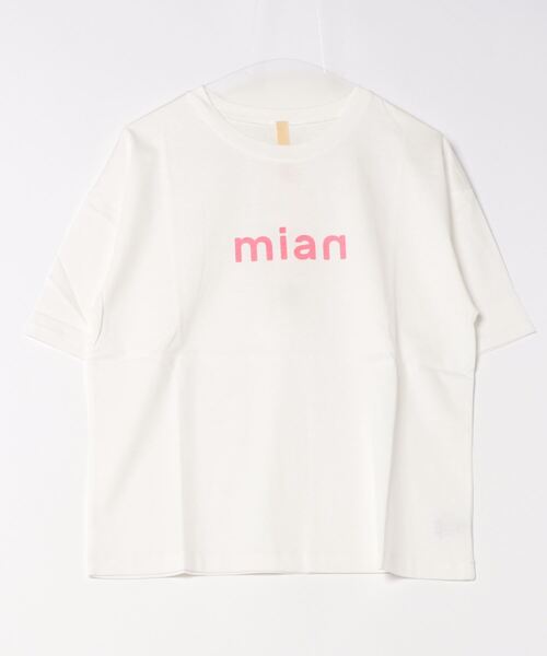 Q（キュー）の「ドライタッチコットンロゴT（Tシャツ/カットソー・レディース・ホワイト/チャコールグレー/ブラック/グレイッシュベージュ・MEDIUM）」の21枚目の写真