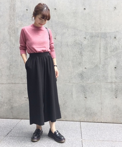 Kastane（カスタネ）の「ハイネックPOニット（ニット/セーター・レディース・アイボリー/ピンク/グリーン/ブラック・FREE）」の4枚目の写真