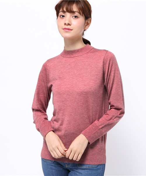 Kastane（カスタネ）の「ハイネックPOニット（ニット/セーター・レディース・アイボリー/ピンク/グリーン/ブラック・FREE）」の12枚目の写真