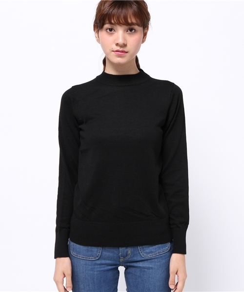 Kastane（カスタネ）の「ハイネックPOニット（ニット/セーター・レディース・アイボリー/ピンク/グリーン/ブラック・FREE）」の5枚目の写真