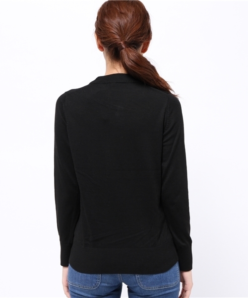 Kastane（カスタネ）の「ハイネックPOニット（ニット/セーター・レディース・アイボリー/ピンク/グリーン/ブラック・FREE）」の7枚目の写真