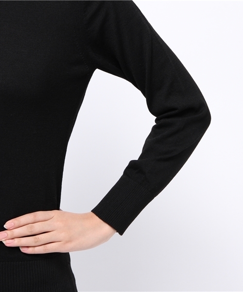 Kastane（カスタネ）の「ハイネックPOニット（ニット/セーター・レディース・アイボリー/ピンク/グリーン/ブラック・FREE）」の9枚目の写真