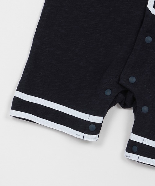 petit main(プティマイン)の「【Disney】ベースボールカバーオール(ロンパース・キッズ・ネイビー/オフホワイト・80cm/70cm)」の8枚目の写真