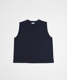 LAPIIS（ラピス）の「SLASH STITCH SLEEVELESS T-SHIRT（Tシャツ/カットソー）」