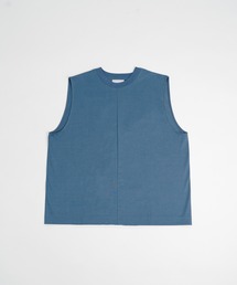 LAPIIS（ラピス）の「SLASH STITCH SLEEVELESS T-SHIRT（Tシャツ/カットソー）」