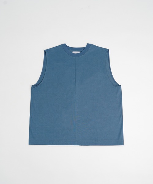 LAPIIS(ラピス)の「SLASH STITCH SLEEVELESS T-SHIRT(Tシャツ/カットソー・メンズ・ネイビー/ブラック/ブルー・FREE)」の3枚目の写真