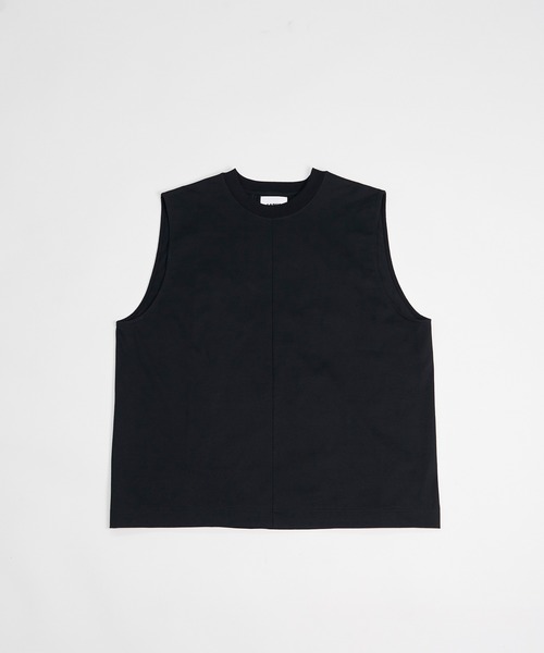 LAPIIS(ラピス)の「SLASH STITCH SLEEVELESS T-SHIRT(Tシャツ/カットソー・メンズ・ネイビー/ブラック/ブルー・FREE)」の4枚目の写真