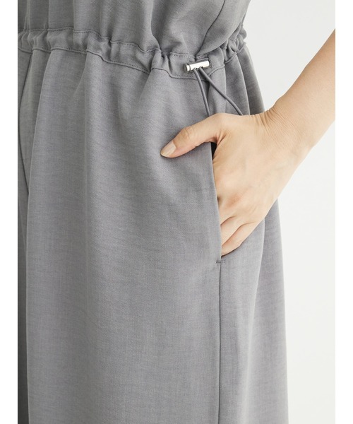 Green Parks(グリーンパークス)の「冷っとすずやかウエストドロストサロペット(サロペット/オーバーオール・レディース・杢グレー/ブラウン/ブラック・FREE)」の15枚目の写真