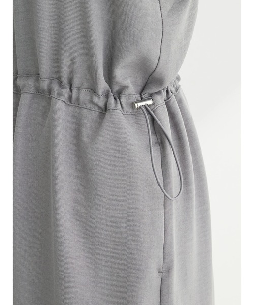 Green Parks(グリーンパークス)の「冷っとすずやかウエストドロストサロペット(サロペット/オーバーオール・レディース・杢グレー/ブラウン/ブラック・FREE)」の14枚目の写真