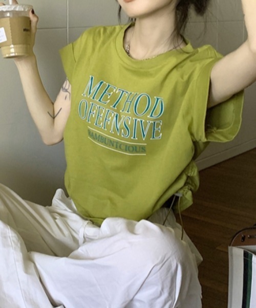 GEMEDA(ジェメダ)の「プリントクロップド半袖Tシャツ(Tシャツ/カットソー・レディース・グレー/グリーン/ホワイト・M)」の17枚目の写真