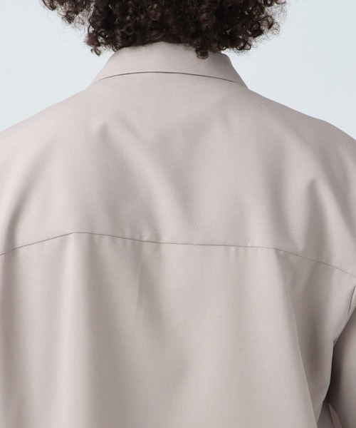 BAYFLOW（ベイフロー）の「［セットアップ可］UMWクールマックスシャツ【吸水速乾・UV遮断・イージーケア】（シャツ/ブラウス・メンズ・グレー/ブラック/カーキ・SMALL/MEDIUM/LARGE）」の14枚目の写真