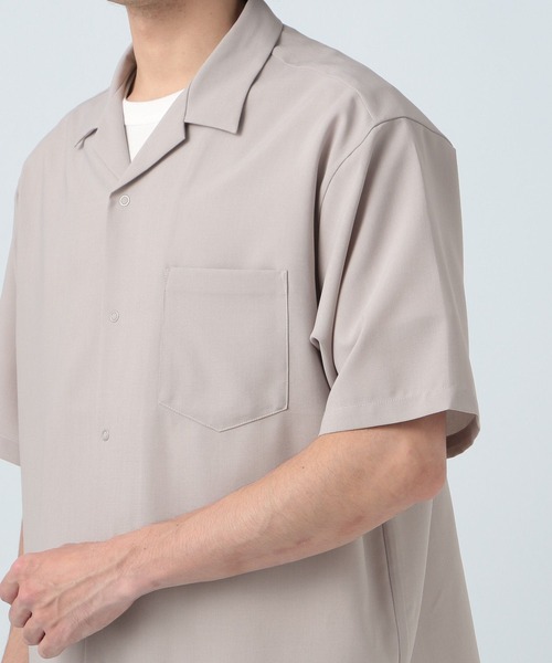 BAYFLOW（ベイフロー）の「［セットアップ可］UMWクールマックスシャツ【吸水速乾・UV遮断・イージーケア】（シャツ/ブラウス・メンズ・グレー/ブラック/カーキ・SMALL/MEDIUM/LARGE）」の16枚目の写真