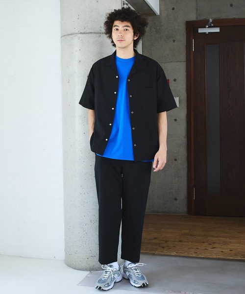 BAYFLOW（ベイフロー）の「［セットアップ可］UMWクールマックスシャツ【吸水速乾・UV遮断・イージーケア】（シャツ/ブラウス・メンズ・グレー/ブラック/カーキ・SMALL/MEDIUM/LARGE）」の20枚目の写真