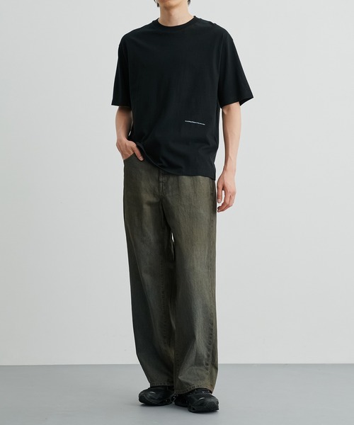 PUBLIC TOKYO(パブリックトウキョウ)の「フラワーアートバックプリントTEE(Tシャツ/カットソー・メンズ・ブラック/ブルー/ホワイト・1/2)」の7枚目の写真