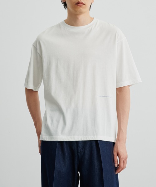 PUBLIC TOKYO(パブリックトウキョウ)の「フラワーアートバックプリントTEE(Tシャツ/カットソー・メンズ・ブラック/ブルー/ホワイト・1/2)」の8枚目の写真
