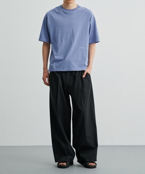 PUBLIC TOKYO(パブリックトウキョウ)の「フラワーアートバックプリントTEE(Tシャツ/カットソー・メンズ・ブラック/ブルー/ホワイト・1/2)」の15枚目の写真