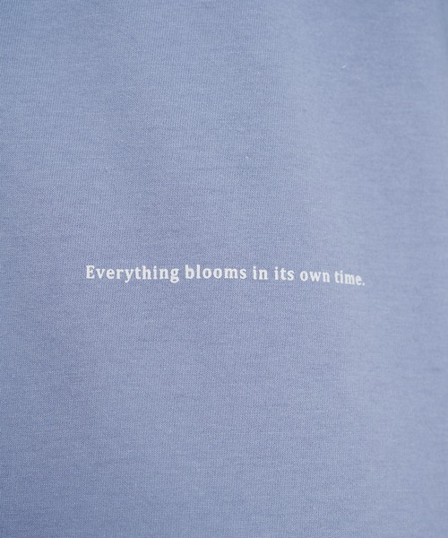 PUBLIC TOKYO(パブリックトウキョウ)の「フラワーアートバックプリントTEE(Tシャツ/カットソー・メンズ・ブラック/ブルー/ホワイト・1/2)」の5枚目の写真