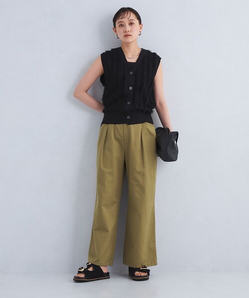green label relaxing【新品】スラックス チノパン モカ S 間違いない】やっぱイイわ！3月～10月まで便利な大人スラックス