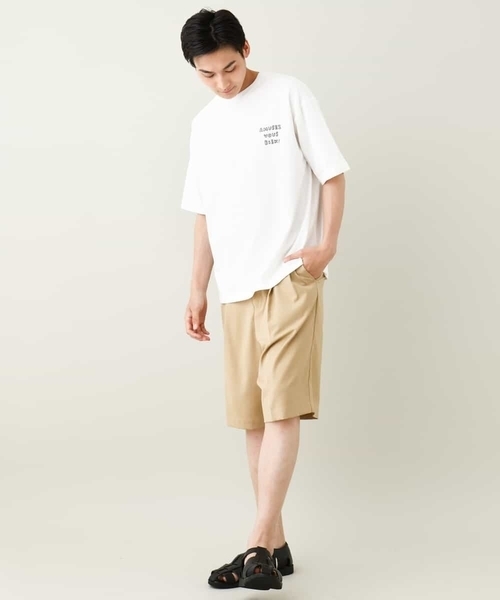 a.v.v（アーヴェヴェ）の「【接触冷感】2タックハーフパンツ（その他パンツ・メンズ・ブラック/ベージュ・48/46/44/50）」の6枚目の写真