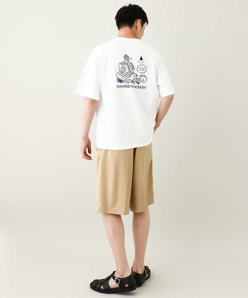 a.v.v（アーヴェヴェ）の「【接触冷感】2タックハーフパンツ（その他パンツ・メンズ・ブラック/ベージュ・48/46/44/50）」の7枚目の写真