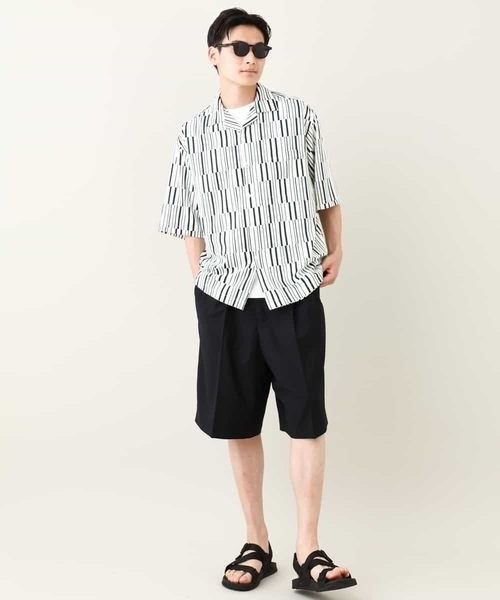 a.v.v（アーヴェヴェ）の「【接触冷感】2タックハーフパンツ（その他パンツ・メンズ・ブラック/ベージュ・48/46/44/50）」の16枚目の写真