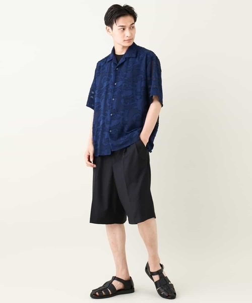 a.v.v（アーヴェヴェ）の「【接触冷感】2タックハーフパンツ（その他パンツ・メンズ・ブラック/ベージュ・48/46/44/50）」の22枚目の写真