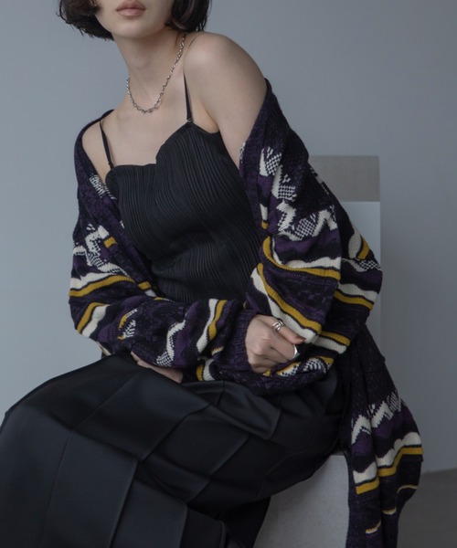 セール】ウェーブパイピングカップ付キャミソール（キャミソール