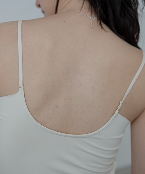 VACANCY(ヴァカンシー)の「ウェーブパイピングカップ付キャミソール(キャミソール・レディース・ブラック/ホワイト/ブラウン/レッド・FREE/LARGE/MEDIUM/SMALL)」の6枚目の写真