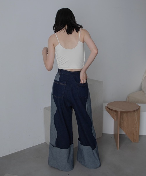 VACANCY(ヴァカンシー)の「ウェーブパイピングカップ付キャミソール(キャミソール・レディース・ブラック/ホワイト/ブラウン/レッド・FREE/LARGE/MEDIUM/SMALL)」の12枚目の写真