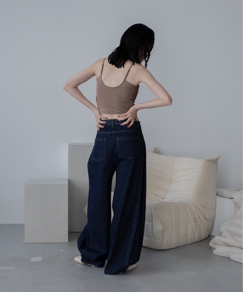 VACANCY(ヴァカンシー)の「ウェーブパイピングカップ付キャミソール(キャミソール・レディース・ブラック/ホワイト/ブラウン/レッド・FREE/LARGE/MEDIUM/SMALL)」の22枚目の写真