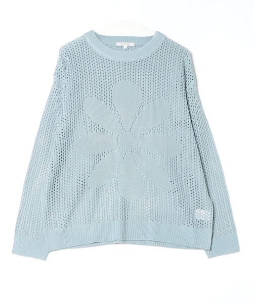FUNALIVE（ファンアライブ）の「Flower motif mesh knit / 7GGフラワーモチーフメッシュニット unisex（Tシャツ/カットソー・メンズ・ホワイト/ブラック/ブルーグレー・M/L）」の22枚目の写真