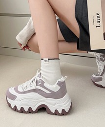 Shoes in Closet（シューズインクローゼット）の「厚底 バイカラー チャンキーソール ボリューム スニーカー 2482（スニーカー・レディース）」