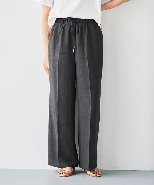 le.coeur blanc（ルクールブラン）の「タンブラーブッチャーイージーパンツ（その他パンツ・レディース・ライトグレー/ブルー/ダークグレー・38/36）」の3枚目の写真