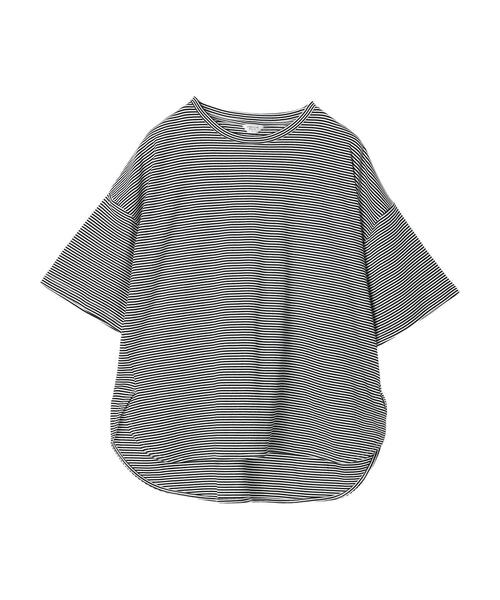 AMERICAN HOLIC(アメリカンホリック)の「接触冷感裾ラウンドカットプルオーバー(Tシャツ/カットソー・レディース・オフホワイト/ブラック/イエロー系その他/ブラック系その他4/ピンク系その他/ブルー系その他・M/L)」の12枚目の写真