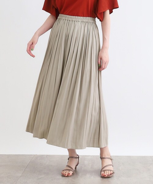 grove（グローブ）の「◆割線風プリーツスカーチョ（その他パンツ・レディース・ブラック系2/ナチュラル/ダークグレー/ネイビー・02/03/04/05/01）」の3枚目の写真