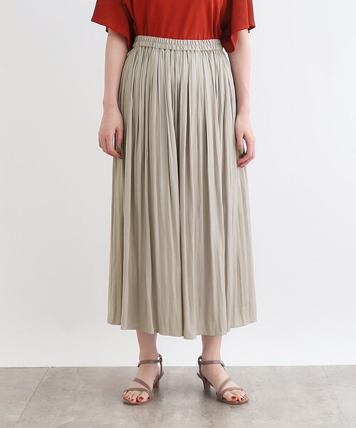 grove（グローブ）の「◆割線風プリーツスカーチョ（その他パンツ・レディース・ブラック系2/ナチュラル/ダークグレー/ネイビー・02/03/04/05/01）」の9枚目の写真