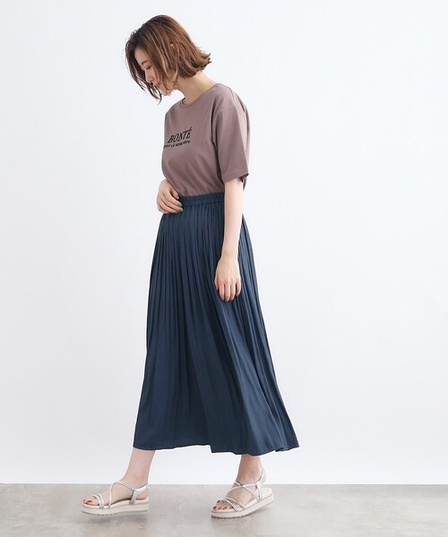 grove（グローブ）の「◆割線風プリーツスカーチョ（その他パンツ・レディース・ブラック系2/ナチュラル/ダークグレー/ネイビー・02/03/04/05/01）」の14枚目の写真