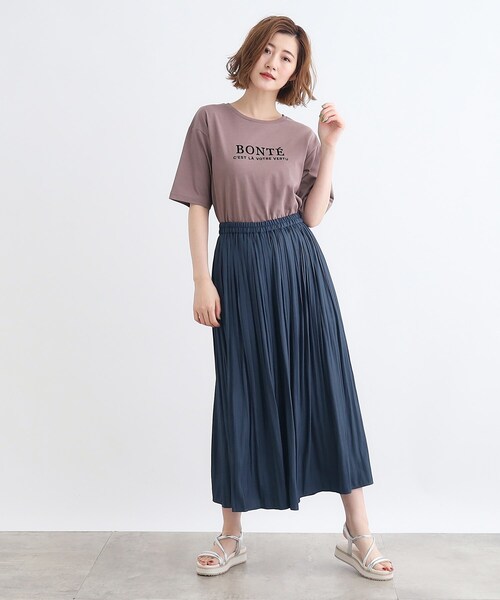 grove（グローブ）の「◆割線風プリーツスカーチョ（その他パンツ・レディース・ブラック系2/ナチュラル/ダークグレー/ネイビー・02/03/04/05/01）」の15枚目の写真