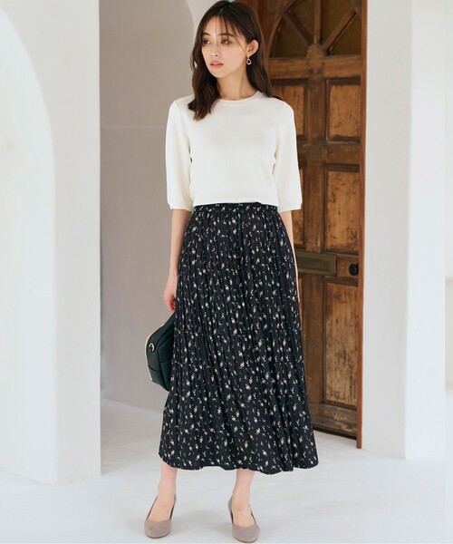 grove（グローブ）の「◆割線風プリーツスカーチョ（その他パンツ・レディース・ブラック系2/ナチュラル/ダークグレー/ネイビー・02/03/04/05/01）」の17枚目の写真