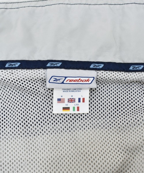 Reebok(リーボック)の「【ヴィンテージ古着】Reebok / リーボック フルジップ ナイロンジャケット(ナイロンジャケット・メンズ・ネイビー・MEDIUM)」の15枚目の写真
